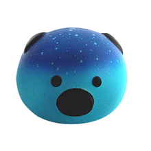 Galaxy Pig Head PU Foam Soft Squishy Slow Rising Toys
